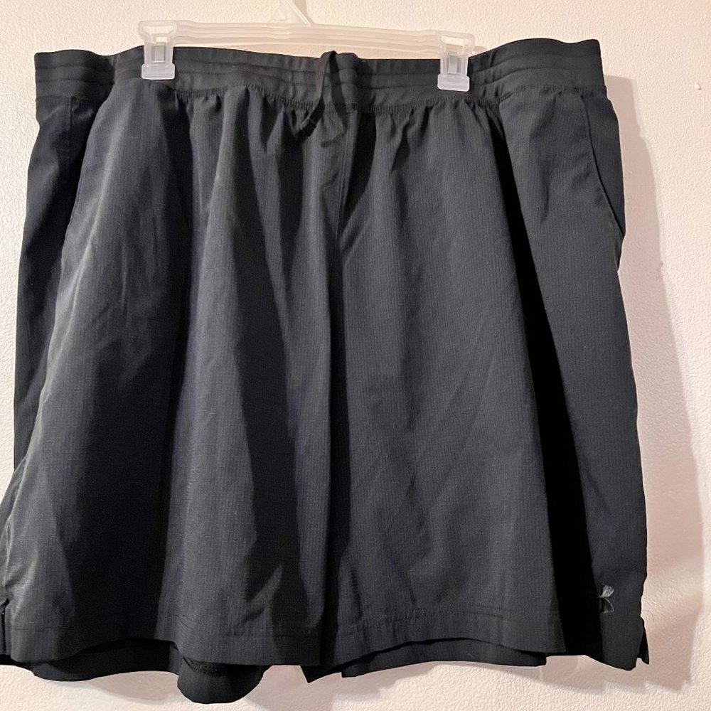 Russell men's black shorts size 3XL